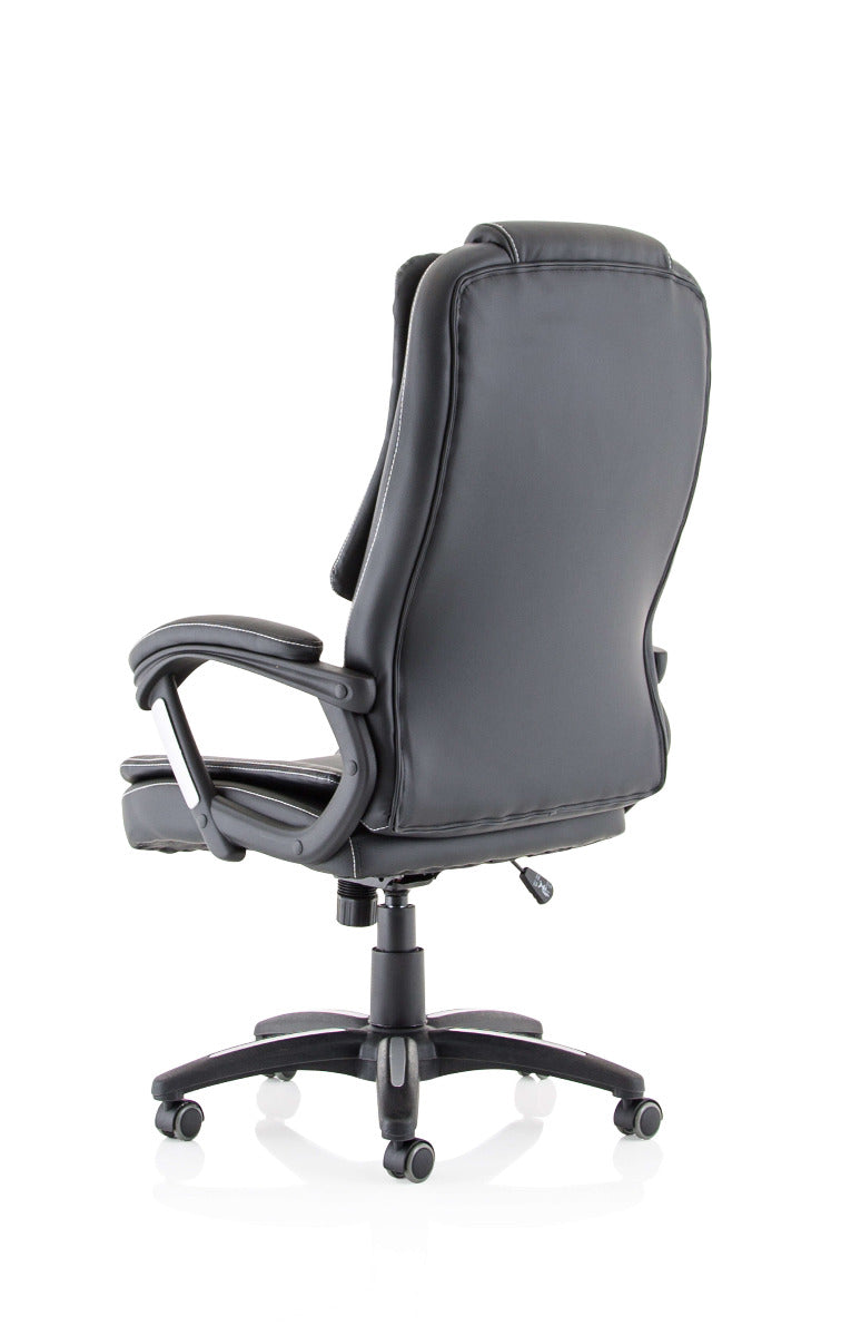 Dynamic Dakota High Back Black PU Leather Office Chair
